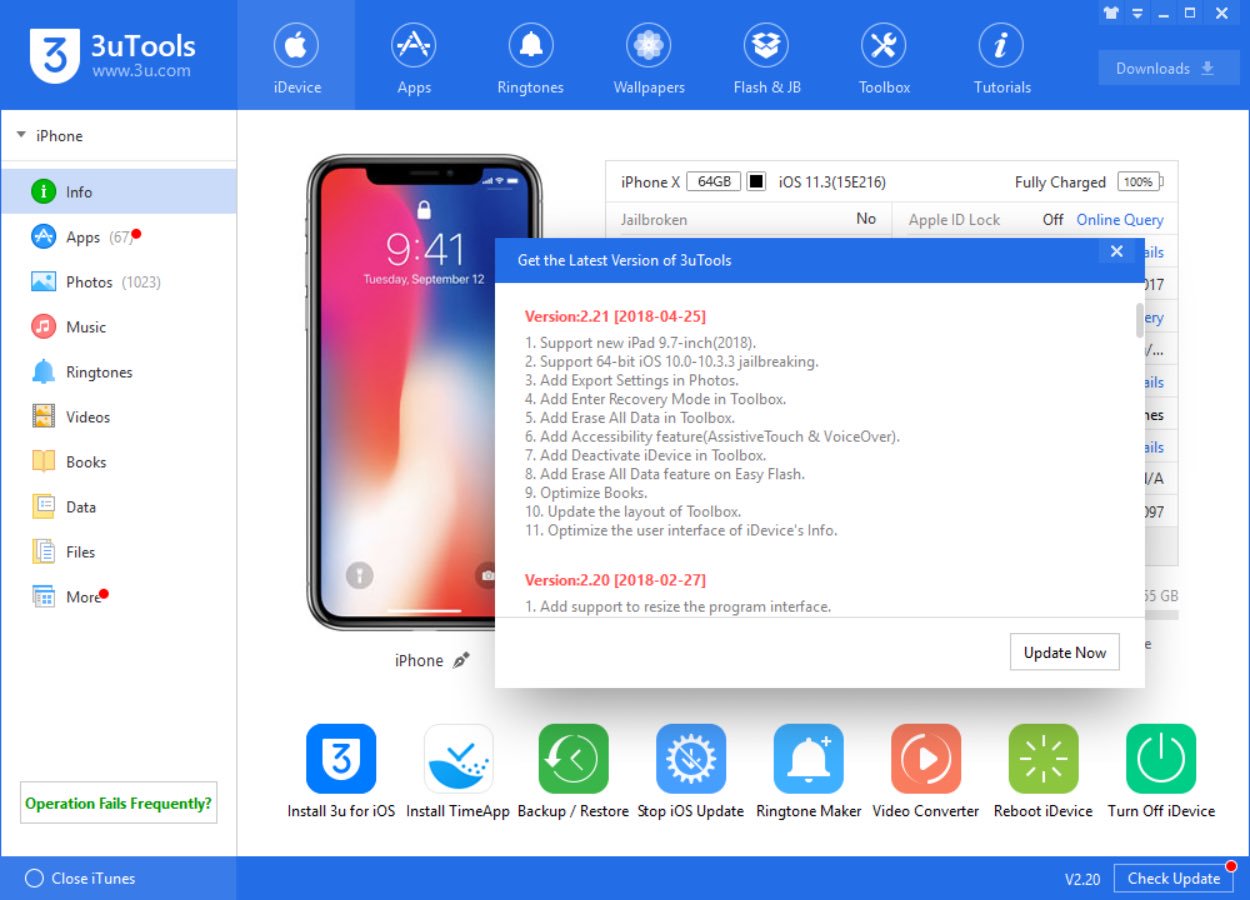 instal the last version for ios 3utools 3.03.017